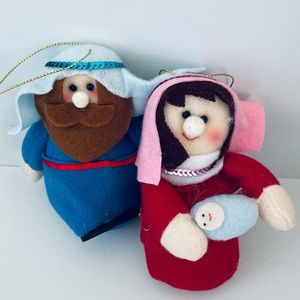 Nativity set plushies